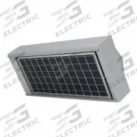 FOSTORIA Electric Infrared Heater: 6500 W Watt Output, 208V AC, 1 or 3 Phase, Hardwired, Aluminum (MPN FSA-6520-3). Key specifications — Wattage Output: 6500 W; Voltage: 208V AC; Brand: FOSTORIA; Electrical Connection: Hardwired; Element Type: Flat Panel Emitter; Housing Color: Gray; Housing Material: Aluminum; Overall Dimensions - L x W x D: 34 in x 20 in x 9-1/4 in.