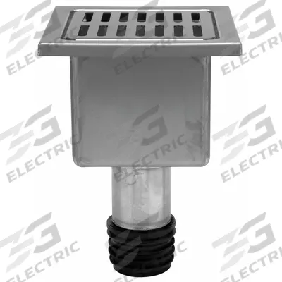 ZURN Floor Sink Liner: 12 3/8 in Overall Wd, 6 in Sump Dp, 3 in Nominal Pipe Size - Floor Sink Liners