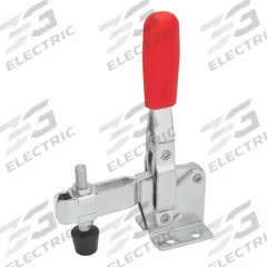 JW WINCO Vertical Acting Toggle Clamp: Vertical Handle, Flange Base Mounting, 54 mm Arm Lg, Rubber (MPN 810-130-C). Key specifications — attr668198: JW WINCO.