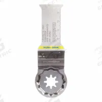 METABO Oscillating Tool Blade: 1 1/4 in Blade Wd, 2 3/8 in Overall Lg, Plunge Cutting, Bi-Metal (MPN 626945000). Key specifications — attr1097473: Metal; attr1097476: METABO; attr1097456: Plunge Cutting.