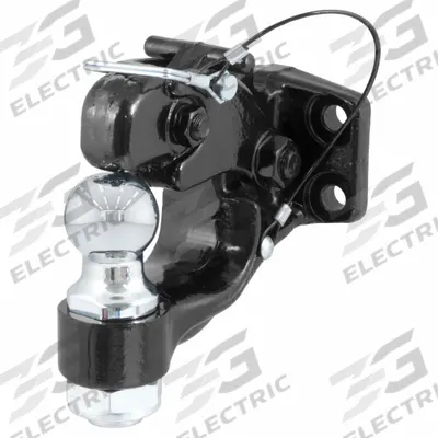 CURT Pintle Hook Hitches: Pintle Mount, 16,000 lb Gross Vehicle Wt Capacity - Pintle Hook Hitches with Ball Mount