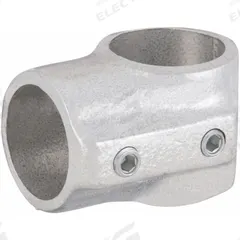 Structural Pipe Fitting: Tee-E, Tee, 1 in For Pipe Size, For 1 3/8 in Actual Pipe Outer Dia, Gray (MPN 5E-6). Key specifications — Manufacturer Part Number: 5E-6; Brand: HOLLAENDER; Finish: Mill; Material: Aluminum; Product Type: Tee-E.