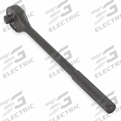 PROTO Hand Ratchet: Pear, Reversible, 20 in Overall Lg, Black Oxide, 15° Min Arc Swing - Standard-Head Ratchets