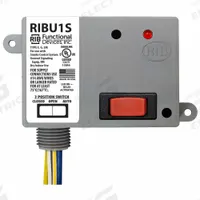 RIB Enclosed Pre-Wired Relay: 10 A Rating, 10-30V AC/DC/120V AC, SPST-NO, 0.50 in NPT (MPN RIBU1S). Key specifications — Nipple Size: 0.50 in NPT; Coil Voltage: 10-30V AC/DC/120V AC; Brand: RIB.