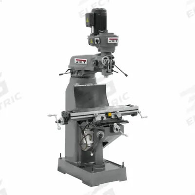 JET Vertical Milling Machine: JTM-1, Belt Drive, 2 hp - Belt-Drive Vertical Milling Machines