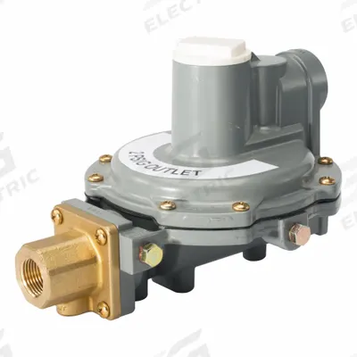 FISHER LPG Pressure Regulator: Lever-Acting Gas, 850,000 BtuH Gas Capacity, Aluminum - Lever-Acting Gas Pressure Regulators