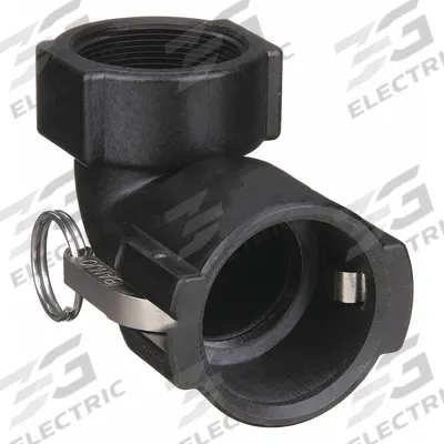 BANJO Cam and Groove Coupling: 1 1/2 in Coupling Size, 1 1/2 in Hose Fitting Size - Type D Polypropylene Cam & Groove Fittings