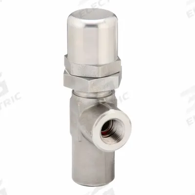 Parker Pressure Control Valve: 10 gpm, 1,000 psi Max Set, Stainless Steel - Hard-Seat Pressure Control Valves