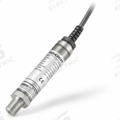 ASHCROFT Pressure Transmitter: 0 psi to 5,000 psi, 4 to 20mA DC, Cable, 1/2 in Male NPT - Pressure Transmitters with Cable & Wire Leads