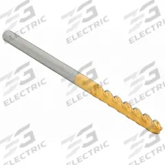 APPROVED VENDOR Ball End Mill: Carbide, TiN Coated, 4 Flute, 5/16" Mill Dia, 1-5/8" LOC, 4" OAL (MPN 229-001031)