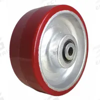 APPROVED VENDOR Caster Wheel: 10 in Wheel Dia., 3 in Wheel Wd, Polyurethane, 3,000 lb Load Rating (MPN P-URA-100X030/075K). Key specifications — Brand: APPROVED VENDOR; Wheel/Tread Color: Silver.