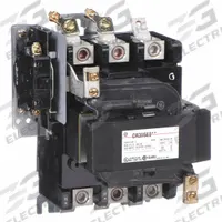 GE NEMA Magnetic Contactor: Non-Reversing, 3 Poles, NEMA Size 3, 90 A, 240V AC (MPN CR305E003). Key specifications — Brand: GE.