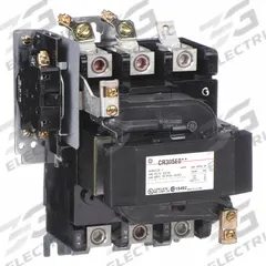 GE NEMA Magnetic Contactor: Non-Reversing, 3 Poles, NEMA Size 3, 90 A, 240V AC (MPN CR305E003). Key specifications — Brand: GE.
