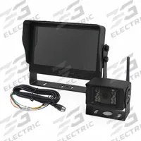 ECCO Backup Camera System: Monitor (MPN K7000B-WK). Key specifications — Product Type: Backup Cameras; Audio Output: Speaker; Camera Pixels: 1292 x 968; Camera Resolution: 720p; Operating Voltage: 12-24V DC; Brand: ECCO; Features: Monitor Includes A Sun Screen; Includes: Monitor.