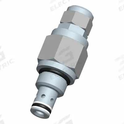 BUCHER HYDRAULICS Cartridge Valve: Steel, Screw-In, Screwdriver Adjustment - Pressure Control Cartridge Valves