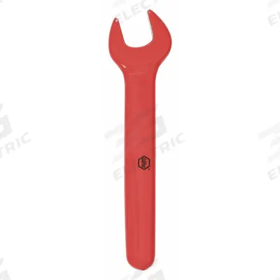 WIHA Open End Wrench: Alloy Steel, High Visibility Coating, 10 mm Head Size - Metric, Single End, Open End Wrenches