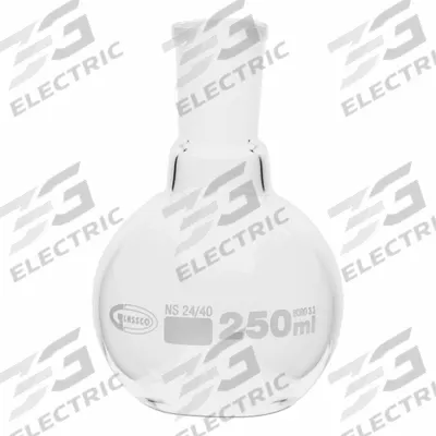 APPROVED VENDOR Boiling Flask: 250 mL, Colorless, Round - Glass Boiling Flasks