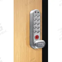 CODELOCKS Electronic Keyless Lock: Powder Coated, Cam Latch, 6 in Body Ht, 2 1/2 in Body Wd, Keypad (MPN KL1007SG-Clean). Key specifications — Finish: Powder Coated; Latch Type: Cam Latch; Brand: CODELOCKS; Manufacturer Part Number: KL1007SG-Clean.