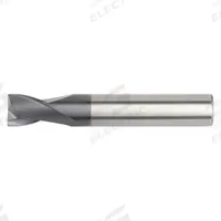 WIDIA HANITA Square End Mill: Carbide, TiAlN Coated, 2 Flute, 9/16" Mill Dia, 2-1/4" LOC, 5" OAL (MPN I2S0562W225X)