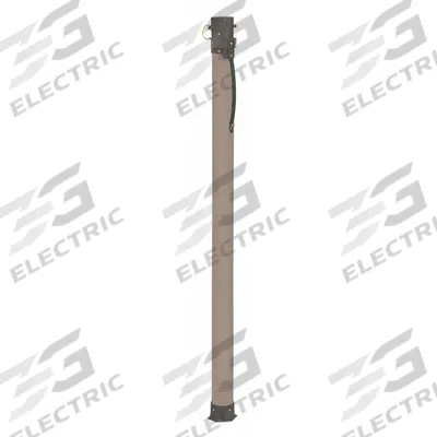 PLANO MOLDING Protective Tube Case: 106 in Overall Lg, 3 in Overall Wd, Beige - Protective Tube Cases