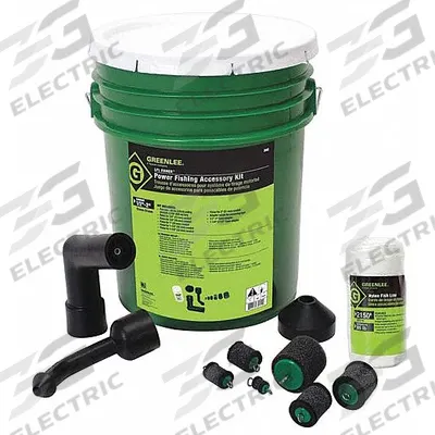 GREENLEE Power Fishing Accessory Kit: For 1/2 in_3/4 in_1 in_1 1/4 in_1 1/2 in_2 in Conduit - Accessory Sets