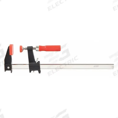 BESSEY Bar Clamp: Light Duty, Screwdriver Handle, 36 in Jaw Opening - Max, 600 lb Clamping Force - Nonmarring Bar Clamps