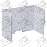 VERSARE Divider Panel: 18 in Overall Ht, 24 in Overall Wd, 12 in Overall Dp, Gray, Polyester (MPN 7826121). Key specifications — attr990357: Gray; attr990327: VERSARE; attr990360: Polyester.