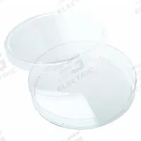 Petri Dish: 91 mm Dia, 15 mm Overall Ht, Tissue Culture Treated, Polystyrene, Sterile, Clear (MPN 667694). Key specifications — Material: Polystyrene; Brand: APPROVED VENDOR; Surface Type: Tissue Culture Treated.
