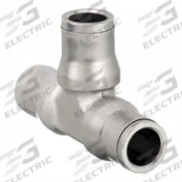 LEGRIS Push-Fit Tee Fitting: 1/4 in OD x 1/4 in OD x 1/4 in OD Size, Tube x Tube x Push-to-Connect (MPN 3604 56 00). Key specifications — Brand: LEGRIS.