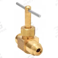 APPROVED VENDOR Needle Valve: Inline Valve Body, Brass, 1/4 in Pipe Size, Flare x MNPT, Flare, Male (MPN 709104-0404). Key specifications — For Media: Water; Standards: NSF 61 Annex G; Brand: APPROVED VENDOR; Connection Gender - Side 2: Male; Connection Type - Side 1: Flare; Connection Type - Side 2: NPT; Connection Type: Flare x MNPT.