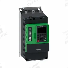 SCHNEIDER Soft Start: 208-690V AC, 140 A Output Current, With Bypass, IP00, 60/50 Hz, Three Phase (MPN ATS490C14Y). Key specifications — Control Voltage: 110-230V AC; Manufacturer Part Number: ATS490C14Y.
