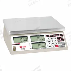 RICE LAKE WEIGHING SYSTEMS Food Scale: 9 1/2 in Weighing Surface Dp, 11 3/4 in Weighing Surface Wd (MPN 167941). Key specifications — Readability: 0.01 lb/0.005 kg/0.2 oz; Brand: RICE LAKE WEIGHING SYSTEMS; IP Rating: Not IP Rated.