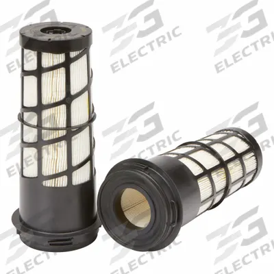 FLEETGUARD Automotive Air Filter: Round-Oval, Engine, Radial Seal, 4 11/32 in Outside Dia - Round/Oval Engine Air Filters