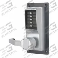 SIMPLEX Mechanical Push Button Lockset: ADA Compliant, Chrome (MPN LLP101026D41). Key specifications — Product Type: Mechanical Push Button Lockset; Manufacturer Part Number: LLP101026D41; Key Override Options: None.