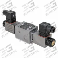 ENERPAC Solenoid Poppet Valve: 5 gpm Max Flow Rate, Three Positions, Oil, Four-Way Ways, Oil, VP03 (MPN VP0312). Key specifications — attr1018253: ENERPAC; attr1018283: Oil; attr1018249: VP0312; attr1018300: Pressure; attr1018289: VP03.