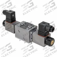 ENERPAC Solenoid Poppet Valve: 5 gpm Max Flow Rate, Three Positions, Oil, Four-Way Ways, Oil, VP03 (MPN VP0312). Key specifications — attr1018253: ENERPAC; attr1018283: Oil; attr1018249: VP0312; attr1018300: Pressure; attr1018289: VP03.