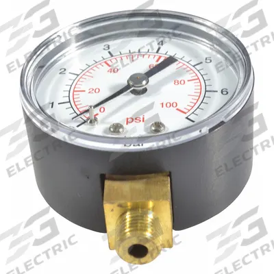 Dayton Pressure Gauge: Mfr No PP21115303G - Pressure Gauges