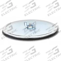 WIEGMANN Hole Seal: Steel, 4 in Conduit Hole Size, For 4 in Hole Dia - Max, Carbon Steel, Painted (MPN WAS400). Key specifications — Color: Gray; Brand: WIEGMANN; Finish: Painted; For Hole Type: Push Buttons; Includes: Quick Wing Nut; Material: Carbon Steel; NEMA Enclosure Rating: 12.