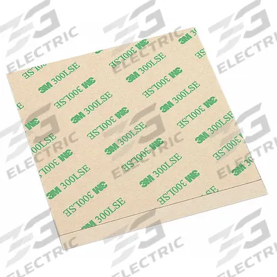 3M Transfer Tape: Square, 12 in Wd, 12 in Lg, 6.7 mil Thick, Polycoated Kraft Paper - Adhesive Transfer Tape Squares