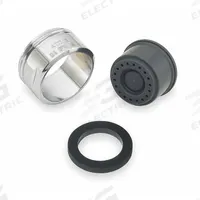 SLOAN Outlet: 0.5 gpm Flow Rate, Spray Flow Outlet, Chrome Finish, M24 Connection Size, Male (MPN EAF-12). Key specifications — Product Type: Outlet; Connection Size: M24; Brand: SLOAN.