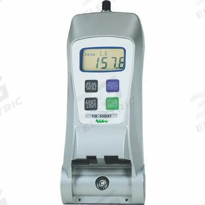 NIDEC-SHIMPO Digital Force Gauge: 500 lbf Max Force Measured, 0.1 lbf Min Force Measured - Digital Force Gauges