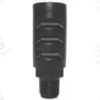 SPEEDAIRE Silencer Muffler: 1/4 in NPT, 11/16 in Hex Size, Nylon, Mesh SST, 150 psi Max Op Pressure (MPN 1EJW1). Key specifications — attr124412: SPEEDAIRE; attr124422: Mesh SST; attr124426: Nylon.