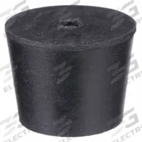 Stopper: SBR Rubber, 15 Stopper Size, 83 mm Bottom Dia, 103 mm Top Dia, 39 mm Overall Ht, Black (MPN 15-1H). Key specifications — Standards: ASTM D2000; Brand: APPROVED VENDOR; Color: Black; Stopper Size: 15; Material: SBR Rubber.