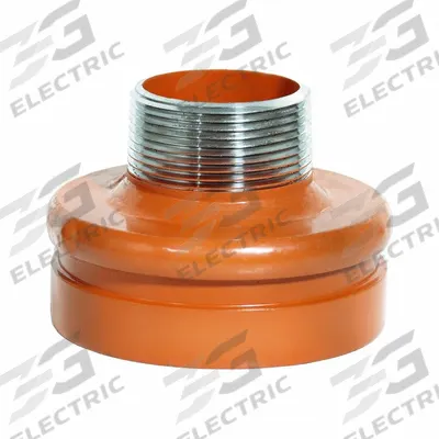 GRUVLOK Metal Pipe Elbow: Concentric Reducer, 6 in x 3 in, Grooved x Threaded - Grooved Pipe Fittings