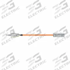 READYCABLE Servo Cable: Basic Cable, 20 ft Lg, For Allen-Bradley, Similar To 2090-CSBM1DG-14AF, PVC (MPN MAT9751719-20). Key specifications — Cable Jacket Color: Orange; Conductor Configuration: (4xAWG16 (1.5))+(2xAWG18 (0.75))+(1PRxAWG22 (0.34)); Brand: READYCABLE; Cable Jacket Material: PVC.