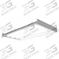 COLUMBIA LIGHTING Recessed Troffer: 2 ft Lg, 2 ft Wd, 3,400 lm, 4000K, 29.2 W, 120 to 277V AC (MPN LEPC22-40MLG-LL-EDU). Key specifications — attr1261884: 120 to 277V AC; attr1261878: COLUMBIA LIGHTING; attr1261883: U-Bend T8; attr1261870: 4000K; attr1261880: Yes.