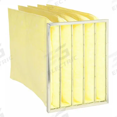 GRAINGER Pocket Air Filter: 24 in x 20 in x 36 in, MERV 14, Yellow, Synthetic - MERV 14 Pocket Air Filters