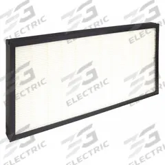 GRAINGER Minipleat Air Filter: 12 in x 24 in x 2 in, Synthetic, Plastic, No Header, MERV 14 (MPN 4YVD3). Key specifications — Brand: GRAINGER; Frame or Header Material: Plastic; Media Material: Synthetic.