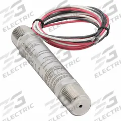 Pressure Transmitter, 15 psi (MPN E2FC5NM0415CFX03FV&15#). Key specifications — Process Connection Type: NPT; Intrinsically Safe: Not Specified Intrinsically Safe; Housing Material: Stainless Steel; IP Rating: IP66; Electrical Connection: 1/2 in NPT Conduit with Cable; Series: E2F; NEMA Rating: 4X; Output: 1 to 5V DC.