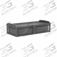 CORTECH Institutional Bed: Black, 80 in Overall Lg, 36 in Overall Wd, 21 in Overall Ht, Polyethylene (MPN 100BK). Key specifications — Product Type: Bed; Color: Black; Material: Polyethylene; Brand: CORTECH; Model Name: Solstice Behavioral Health Bed.